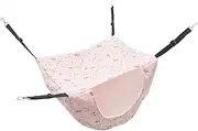 EXAOMBLE Cat Hanging Hammock Breathable Double Layer Pet Cage Hammock with Adjustable Straps