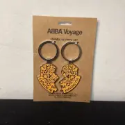 ABBA Voyage Enamel Keyring Set “Knowing Me Knowing You” - NEW