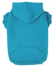 Zack and Zoey Basic Hoodie for Dogs 16In Medium Bluebird