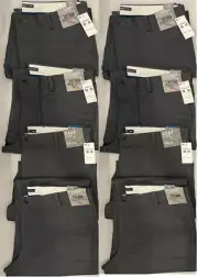 Dockers Easy Khaki Straight Fit Flat Front Mens Pants Gray #20005