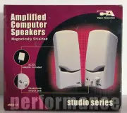 NOS NEW Desktop Computer Speakers Cyber Acoustics Studio Series MMS-15