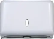 zolyet Paper Towel Dispenser Wall Mounted Paper Towel Holder Box Dispenser Bathroom Toilet Tissue Dispenser Kitchen Paper Towel Dispenser for Hotel Restaurant Home Bathroom White
