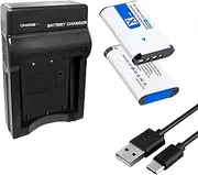 (2000mAh) 2 Pack NP-BX1 Battery with Charger, 2025 New Upgrade High Capacity Battery Replacement for Sony NP-BX1/M8, ZV-1, RX100 VII, DSC-HX95, HX99, HX350, RX100, RX100M, FDR-X3000, etc