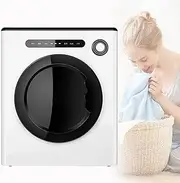 Tumble Dryer, Compact Laundry Dryer, Small & Lightweigh, Large Capacity, Compact Clothes Dryer, for Small Space, Apartment, Dormitory, Bedroom,White