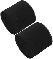 BESTYASH 2pcs Acoustic Damping Plug: Speaker Port Insert Bass Reflex Sponge for Speaker Cabinet Port Tube Airflow Control and Sound Dampening Home Car Black