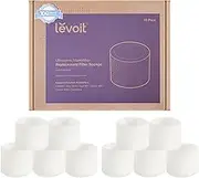 LEVOIT Top Fill Humidifier Replacement Filters, Capture Particles to Improve Humidification Efficiency, White,18x24, 10 Count (Pack of 1)