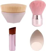 Foundation Blending Brush,Blush Powder Egg Highlighter Concealer Brush | Portable, Multifunctional Makeup Sponge Foundation Applicator Combination For Liquid, Cream