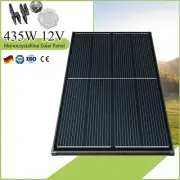 435W 440W Solar Panel 12V Mono Fixed Home Caravan Camping Power Battery Charging