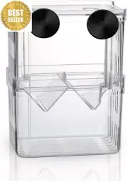 Breeding Box for Fish Tank, Aquarium Hatchery Incubator Breeder Box, Isolation D