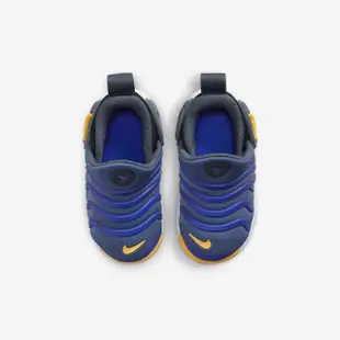 【NIKE 耐吉】運動鞋 童鞋 小童 兒童 毛毛蟲 套腳 DYNAMO GO TD 藍 DH3438-404