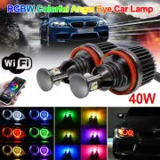 RGB LED Angel Eyes Halo Light Bulbs Canbus For BMW E90 E92 335i 335ci 328i