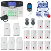 WIRELESS HOME SECURITY SYSTEM LCD BURGLAR HOUSE ALARM VOIP PHONE LINE DIALER EY