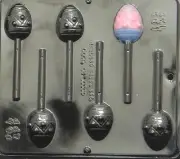 Easter Egg Lollipop Chocolate Candy Mold Easter 861 NEW