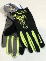 New! KynciLOR Cycling Gloves Biking Gloves Size Medium Green Black Finger Touch