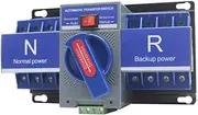 VENEKA Automatic Transfer Switch 63A 4P Automatic Dual Power Transfer Switch with Electromechanical Locking Protection 220V Replacement