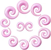[Oyaface] 36Pcs Acrylic Spiral and Taper Kit with Plugs Double O-Rings 00G-3/4 Stretching Kit