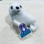 Cuddle Buddies White Seal Plush Stuffed Toy Tag