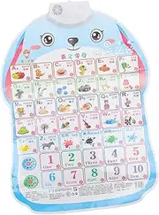 Tofficu 1pc Interactive English Alphabet Audio Wall Chart for Educational Early Learning Engaging Sound Features for Home Classroom Use Non Battery Operated