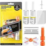 EssenceNest Windshield Repair Kit for Chips and Cracks, Automotive Glass Repair Kit, Car Windshield Repair Resin, Nano Fluid for Quick and Easy Windshield Crack Repair