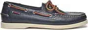 [Sebago] Mens Portland Martellato Boat Shoes Blue 9.5