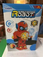 robot bubble machine By Hanson Age 3+ Colorful Bubbles W / Music