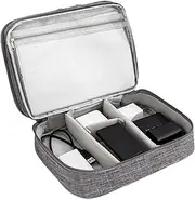 [Generic] Electronic Organiser, Travel Cable Organiser with 3-Layer Multifunctional Makeup Bag for Cosmetic Skin Care, Anti-Fall and Waterproof