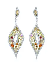 Diana M. Fine Jewelry 18K 11.50 ct. tw. Diamond Earrings