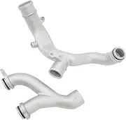 Cooling System Pipe Kit - Aluminium Alloy Coolant Outlet Pipes LR090630 Radiator Water Cooling System Pipe Kit Compatible with Jaguar F-Type, F-Pace, XF, XE