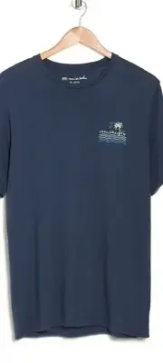 NWT Travis Mathew Blue Pima Cotton Double Take Shirt Mens XL