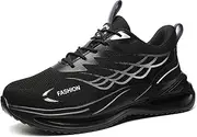 [SDEQA] Waterproof Safety Shoes Mens Womens Steel Toe Cap Work Sneakers Lightweight Breathable Non Slip Industrial Sneakers Cushioning Comfortable Lightweight