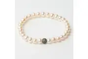 Ladies Bracelet Lancaster Jla-br-sb-3-wh White Green Sterling Silver 16mm