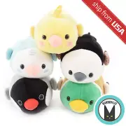 Japan Amuse Tsumeru Mocchiko Kotori Tai Mochi Soft Fluffy Bird Standard Plush US