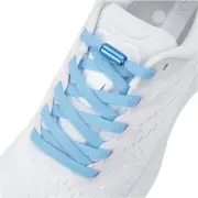 Elastic No Tie Shoelaces for Adults & Kids Shoes - Baby Blue