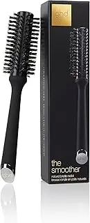 ghd The Smoother (Size 2) 35mm Barrel, Natural Bristle Hair Brush, Smoother, Bouncier Blow Dry For All Hair Types And Short - Mid Lengths