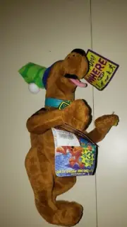 VTG 1999 12" Scooby Doo Poseable Plush with tags By Applause (Cartoon Network)