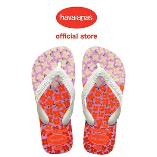 【havaianas 哈瓦仕】拖鞋 童鞋 兒童 夾腳拖 花朵 漸層 Kids Flores 白 4000052-6162K(哈瓦士)