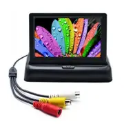Foldable 4.3 Inch Car Reversing Digital Lcd Display Black Rear View Monitors/Cams & Kits