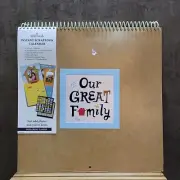 Hallmark Our Great Family Instant Scrapbook Fillable Undated Calendar