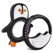 Penguin Teether – Fun and Cute Penguin Soothing Teether – Soft Silicone Teethers