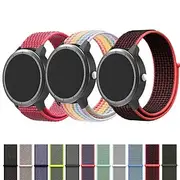 Watch Band for Garmin Forerunner 265 255 Active 5 Venu 3 2 Plus Vivoactive 4 3 Vivomove Sport Approach S42 S40 20mm 22mm Nylon Replacement Strap 20mm 22mm Spo