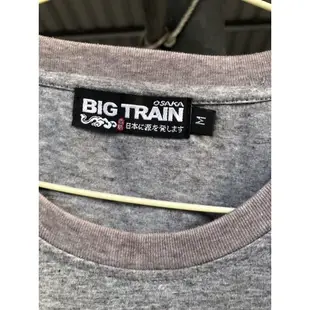 BIG TRAIN 墨達人 正版小圖短袖T恤上衣
