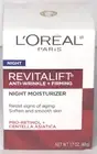 L'oreal Paris Night Revitalift Anti-Wrinkle & Firming Moisturizer 1.7 oz (46G)