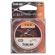 SUNLINE fluorocarbon line heaven yarn 30m 1 No. mat flash orange 4lb