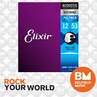 Elixir 11050 Acoustic Guitar Strings Polyweb Light 12-53 80/20 Bronze A-PW-L