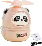 Small USB Desk Fan - Handheld Personal Cute Design - Electric Powered - Ideal for Desk, Office, School - Pocket Cooling Solution