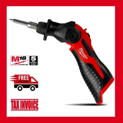Milwaukee M12SI-0 12V Li-Ion Cordless Soldering Iron - 5 Year Warranty