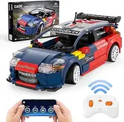 dOMOb Citroen C4 Rally WRC RC Car Building Kit – Bricks Toys for 6+ Age Kids & Adults – 1:20 Model Build Set – 2.4GHz Remote Control – 329 pcs Blocks – STEM for Boys & Girls