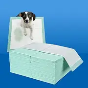 Taily Pet Training Pads 400pcs, 60x60CM Disposable Dog Pee Pads, Super Absorbent & Leak-Proof, Fast Drying Pee Mats for Puppies, Dogs, Cats, Rabbits, Green Meadow