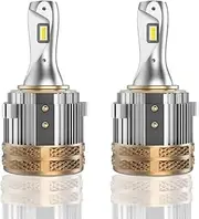 SageSunny H7 LED Headlight Bulb for Golf MK7 MK6 R GTI 80W 10000LM 6000K White Canbus Error Free LED H7 for Golf 6 7 Tigua Scirocco Low Beam Plug and Play (Pack of 2)