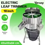 18" ELECTRIC TRIMMER Stainless Steel Hydroponics Bud Trimmer Leaf Herb Cutter